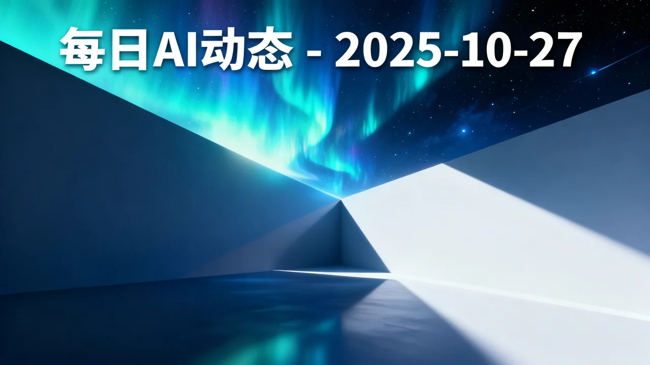 每日AI动态 - 2025-10-27
