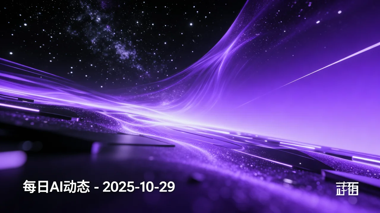 每日AI动态 - 2025-10-29